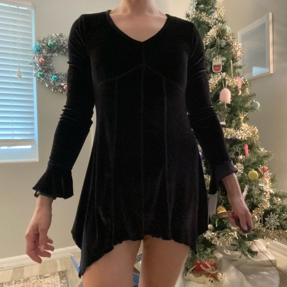 SnoSkin Velvet micro dress/tunic